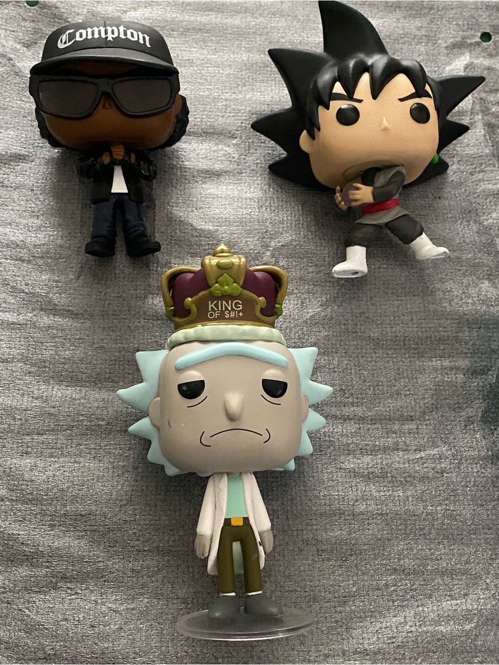 Funko Rick with Crown - Light Blue Hair Collectible Figure (Blue, White)
